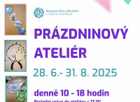 plakát Prázdninový ateliér 2025